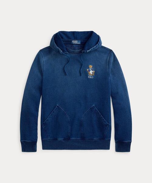 POLO RALPH LAUREN(ポロ ラルフ ローレン)の「Polo ベア インディゴ テリー フーディ(パーカー・メンズ・ネイビー系1・L/M/S)」の2枚目の写真