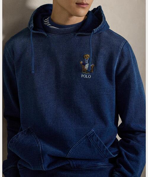 POLO RALPH LAUREN(ポロ ラルフ ローレン)の「Polo ベア インディゴ テリー フーディ(パーカー・メンズ・ネイビー系1・L/M/S)」の5枚目の写真