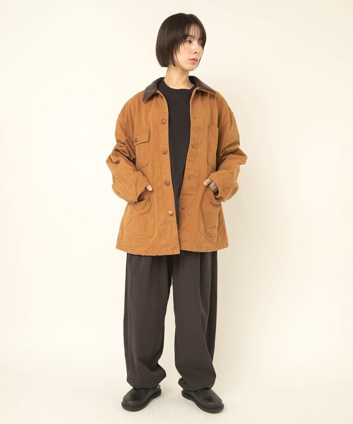 RNA-N(アールエヌエーエヌ)の「M2717 布帛コンビスクエアプルオーバー(Tシャツ/カットソー・レディース・グレー/テラコッタ/ブラック・FREE)」の14枚目の写真