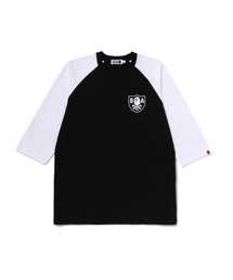 A BATHING APE PIRATE（ア ベイシング エイプ パイレーツ）の「CROSSBONE EMBLEM RAGLAN 3/4 SLEEVE TEE（Tシャツ/カットソー）」