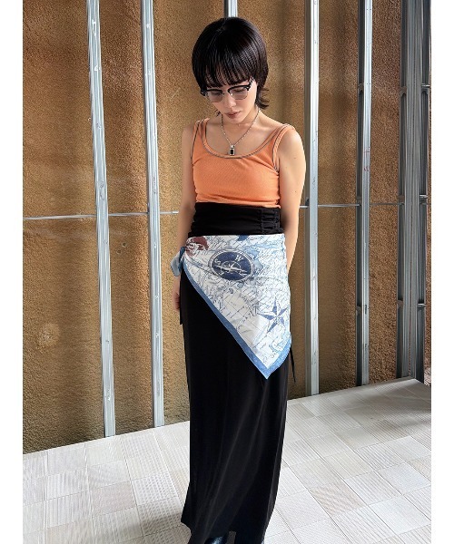 ELCHELE(エルチェレ)の「LINE CUP TANK TOP(Tシャツ/カットソー・レディース・ホワイト/オレンジ/ネイビー・FREE)」の21枚目の写真