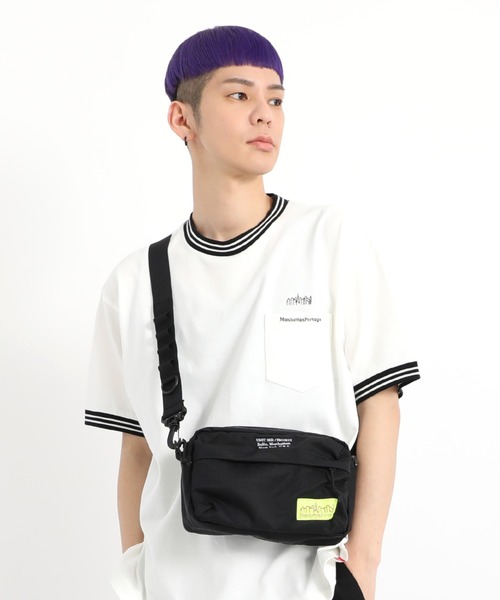 Manhattan Portage（マンハッタンポーテージ）の「JOGGER (L) JPN FZC VER 2 CORDURAGRINZA IRONWOOD（ショルダーバッグ・メンズ・ブラック・X-SMALL）」の3枚目の写真