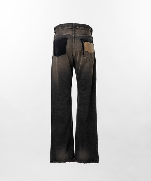 Maison MIHARA YASUHIRO(メゾンミハラヤスヒロ)の「Flared Denim Pants(デニムパンツ・メンズ・ライトブルー/インディゴブルー/ブラック・46/44)」の18枚目の写真