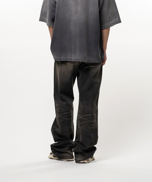 Maison MIHARA YASUHIRO(メゾンミハラヤスヒロ)の「Flared Denim Pants(デニムパンツ・メンズ・ライトブルー/インディゴブルー/ブラック・46/44)」の21枚目の写真