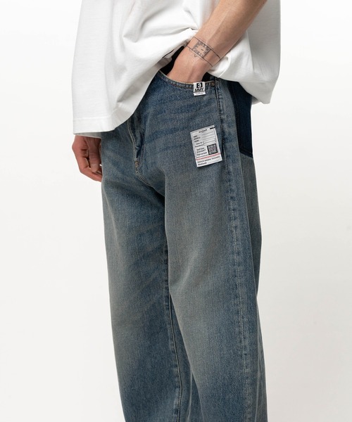 Maison MIHARA YASUHIRO(メゾンミハラヤスヒロ)の「Flared Denim Pants(デニムパンツ・メンズ・ライトブルー/インディゴブルー/ブラック・46/44)」の15枚目の写真