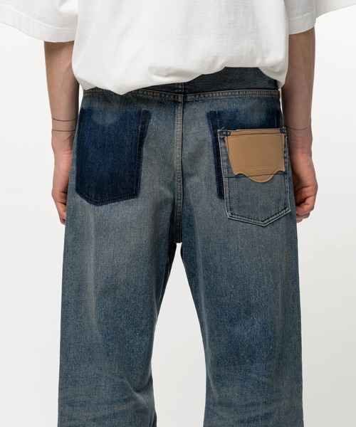 Maison MIHARA YASUHIRO(メゾンミハラヤスヒロ)の「Flared Denim Pants(デニムパンツ・メンズ・ライトブルー/インディゴブルー/ブラック・46/44)」の17枚目の写真