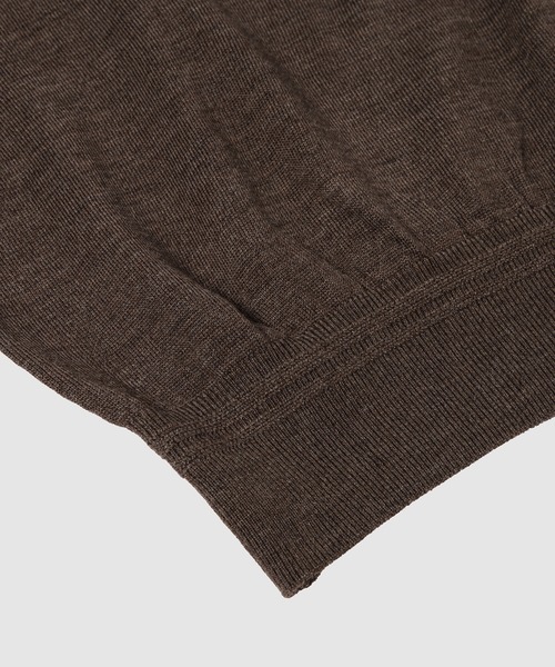 SUGARHILL(シュガーヒル)の「WOOL KNIT HALF SLEEVE POLO(その他トップス・メンズ・ブラウン系その他/サックスブルー/ワインレッド・2)」の7枚目の写真