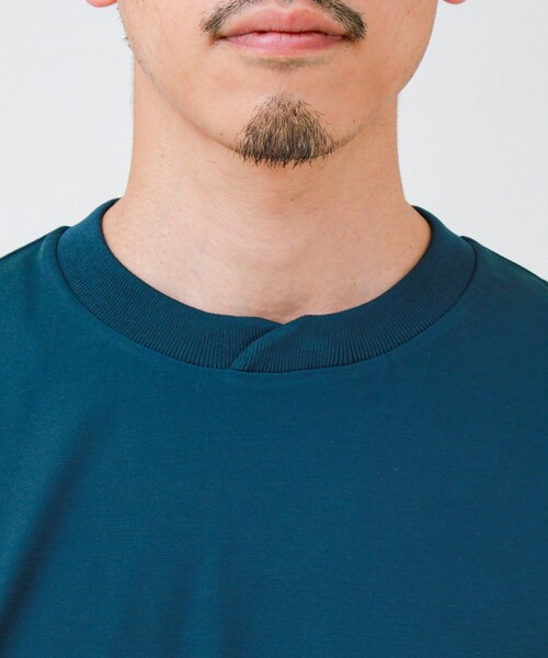 GLOSTER（グロスター）の「【接触冷感で快適】アイスカノコ クルーネックTEE（Tシャツ/カットソー・メンズ・グレイッシュブルー/グレイッシュベージュ/ダークネイビー・S/L/M）」の20枚目の写真