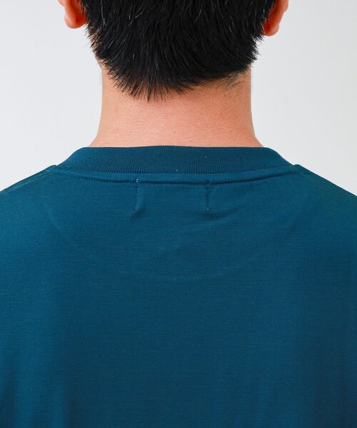 GLOSTER（グロスター）の「【接触冷感で快適】アイスカノコ クルーネックTEE（Tシャツ/カットソー・メンズ・グレイッシュブルー/グレイッシュベージュ/ダークネイビー・S/L/M）」の19枚目の写真
