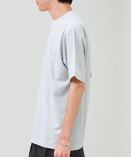 GLOSTER（グロスター）の「【接触冷感で快適】アイスカノコ クルーネックTEE（Tシャツ/カットソー・メンズ・グレイッシュブルー/グレイッシュベージュ/ダークネイビー・S/L/M）」の15枚目の写真