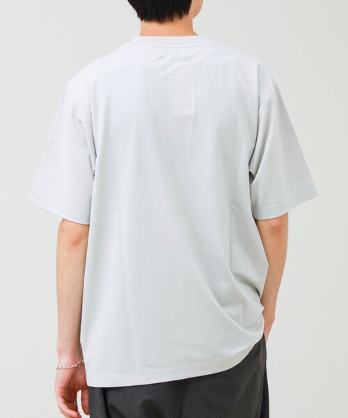 GLOSTER（グロスター）の「【接触冷感で快適】アイスカノコ クルーネックTEE（Tシャツ/カットソー・メンズ・グレイッシュブルー/グレイッシュベージュ/ダークネイビー・S/L/M）」の14枚目の写真