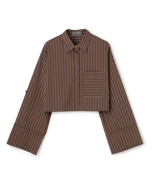 uncrave(アンクレイヴ)の「ブロードクロス シャツ(シャツ/ブラウス・レディース・ブラウン系5/ホワイト系・0/1)」の19枚目の写真