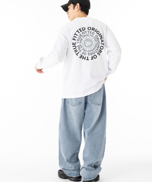 NEW ERA(ニューエラ)の「ニューエラ 長袖Tシャツ ロンT サークルロゴ(Tシャツ/カットソー・メンズ・ホワイト/ブラック/ブラウン・XXL/XL/L/M/S)」の17枚目の写真