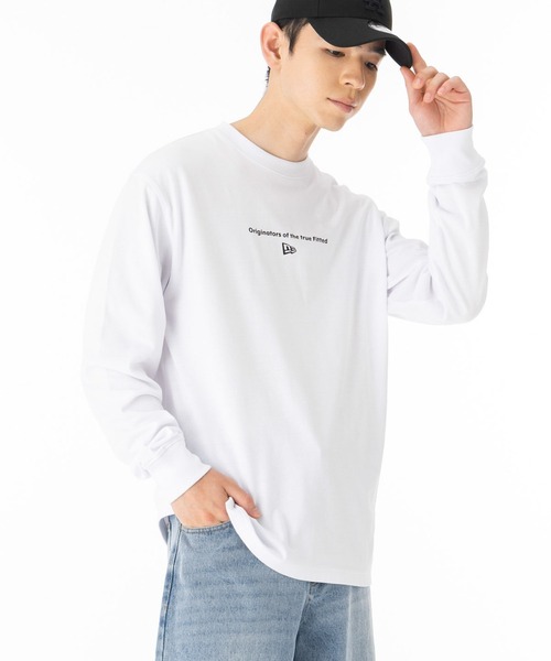 NEW ERA(ニューエラ)の「ニューエラ 長袖Tシャツ ロンT サークルロゴ(Tシャツ/カットソー・メンズ・ホワイト/ブラック/ブラウン・XXL/XL/L/M/S)」の12枚目の写真