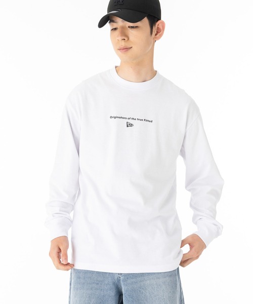 NEW ERA(ニューエラ)の「ニューエラ 長袖Tシャツ ロンT サークルロゴ(Tシャツ/カットソー・メンズ・ホワイト/ブラック/ブラウン・XXL/XL/L/M/S)」の11枚目の写真