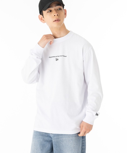 NEW ERA(ニューエラ)の「ニューエラ 長袖Tシャツ ロンT サークルロゴ(Tシャツ/カットソー・メンズ・ホワイト/ブラック/ブラウン・XXL/XL/L/M/S)」の13枚目の写真