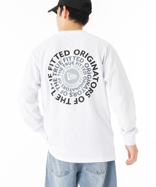 NEW ERA(ニューエラ)の「ニューエラ 長袖Tシャツ ロンT サークルロゴ(Tシャツ/カットソー・メンズ・ホワイト/ブラック/ブラウン・XXL/XL/L/M/S)」の15枚目の写真