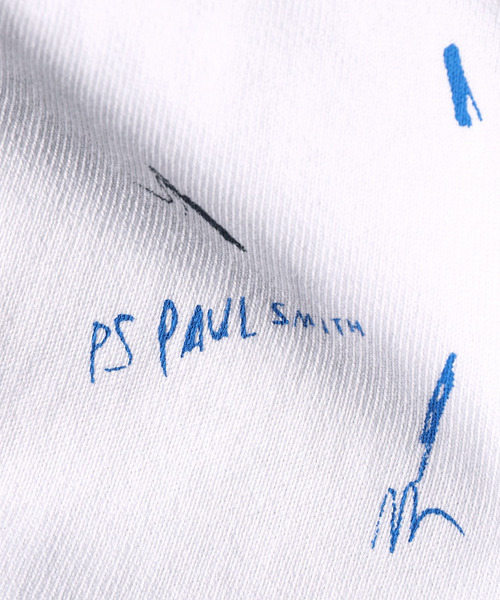 PS Paul Smith(ピーエスポールスミス)の「"Scribble Print" 半袖Tシャツ / 262506 220X(Tシャツ/カットソー・メンズ・ブラック/ホワイト・X-LARGE/LARGE/MEDIUM)」の6枚目の写真