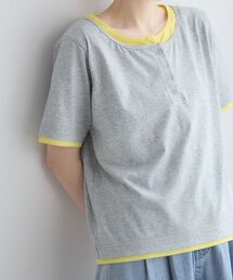 フェイクレイヤードカットソー