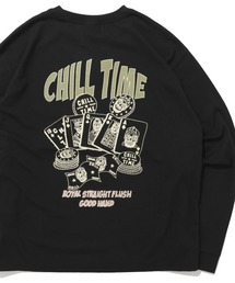 KRIFF MAYER（クリフメイヤー）の「チルタイムロンT(ポーカー)（Tシャツ/カットソー）」