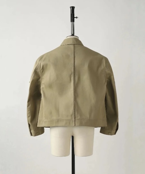 SHINYAKOZUKA(シンヤコヅカ)の「designers essential jacket with Dickies/ディッキーズ/ブルゾン/SHINYAKOZUKA(ミリタリージャケット・メンズ・ブラウン/カーキ/ブラック・SMALL/LARGE/MEDIUM)」の5枚目の写真