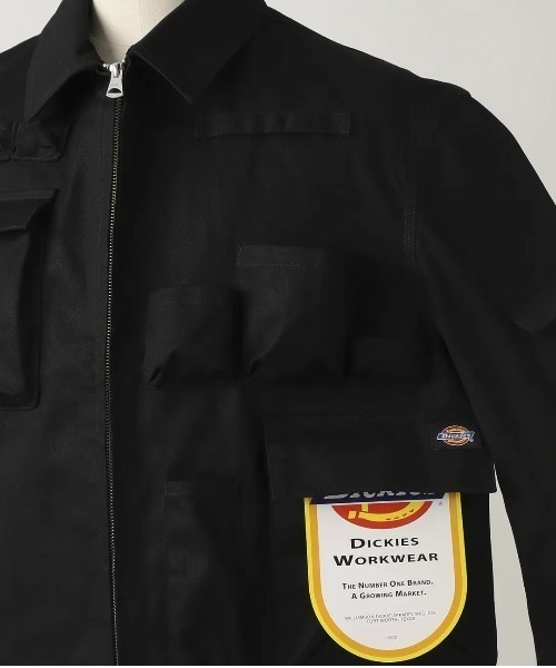 SHINYAKOZUKA(シンヤコヅカ)の「designers essential jacket with Dickies/ディッキーズ/ブルゾン/SHINYAKOZUKA(ミリタリージャケット・メンズ・ブラウン/カーキ/ブラック・SMALL/LARGE/MEDIUM)」の8枚目の写真