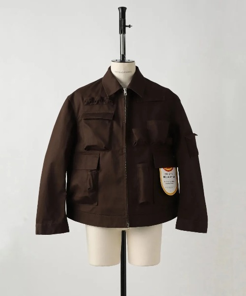 SHINYAKOZUKA(シンヤコヅカ)の「designers essential jacket with Dickies/ディッキーズ/ブルゾン/SHINYAKOZUKA(ミリタリージャケット・メンズ・ブラウン/カーキ/ブラック・SMALL/LARGE/MEDIUM)」の9枚目の写真