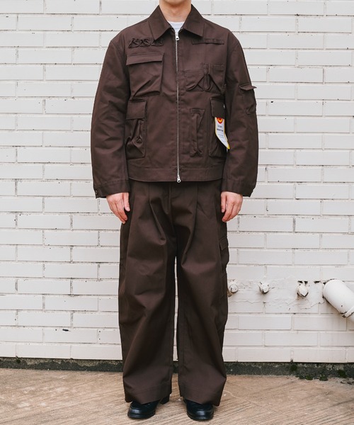 SHINYAKOZUKA(シンヤコヅカ)の「designers essential jacket with Dickies/ディッキーズ/ブルゾン/SHINYAKOZUKA(ミリタリージャケット・メンズ・ブラウン/カーキ/ブラック・SMALL/LARGE/MEDIUM)」の21枚目の写真