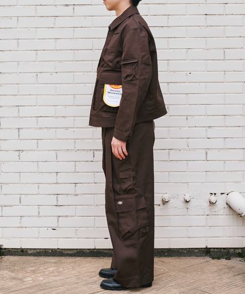 SHINYAKOZUKA(シンヤコヅカ)の「designers essential jacket with Dickies/ディッキーズ/ブルゾン/SHINYAKOZUKA(ミリタリージャケット・メンズ・ブラウン/カーキ/ブラック・SMALL/LARGE/MEDIUM)」の11枚目の写真