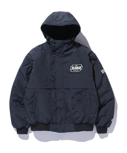 XLARGE(エクストララージ)の「NYLON PUFFER JACKET(ブルゾン・メンズ・ネイビー/ブラック/オリーブ/カモフラージュ・L/S/M/XL)」の19枚目の写真