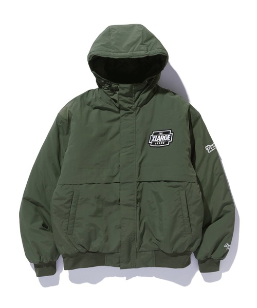 XLARGE(エクストララージ)の「NYLON PUFFER JACKET(ブルゾン・メンズ・ネイビー/ブラック/オリーブ/カモフラージュ・L/S/M/XL)」の21枚目の写真