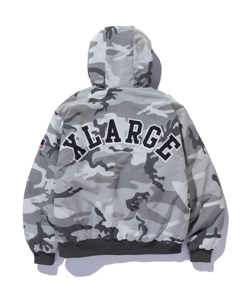 XLARGE(エクストララージ)の「NYLON PUFFER JACKET(ブルゾン・メンズ・ネイビー/ブラック/オリーブ/カモフラージュ・L/S/M/XL)」の22枚目の写真