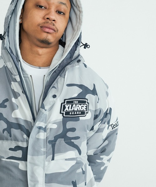 XLARGE(エクストララージ)の「NYLON PUFFER JACKET(ブルゾン・メンズ・ネイビー/ブラック/オリーブ/カモフラージュ・L/S/M/XL)」の7枚目の写真