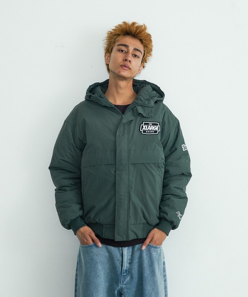 XLARGE(エクストララージ)の「NYLON PUFFER JACKET(ブルゾン・メンズ・ネイビー/ブラック/オリーブ/カモフラージュ・L/S/M/XL)」の11枚目の写真