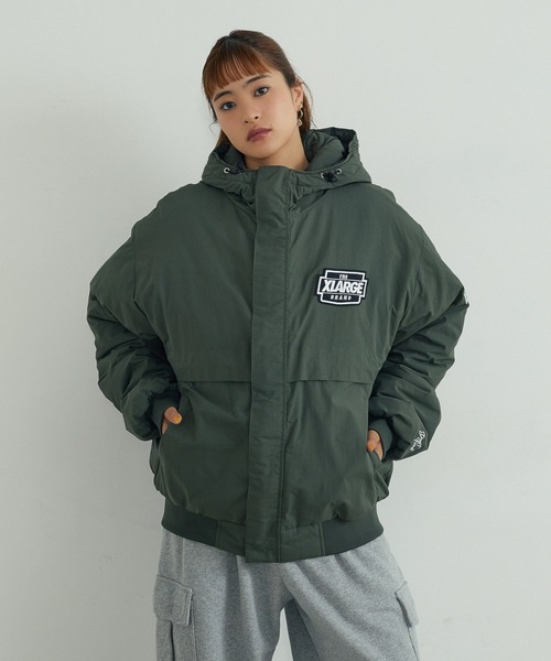 XLARGE(エクストララージ)の「NYLON PUFFER JACKET(ブルゾン・メンズ・ネイビー/ブラック/オリーブ/カモフラージュ・L/S/M/XL)」の15枚目の写真