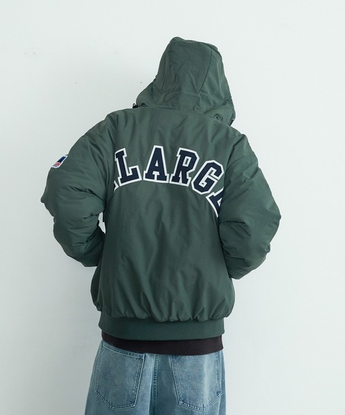 XLARGE(エクストララージ)の「NYLON PUFFER JACKET(ブルゾン・メンズ・ネイビー/ブラック/オリーブ/カモフラージュ・L/S/M/XL)」の12枚目の写真