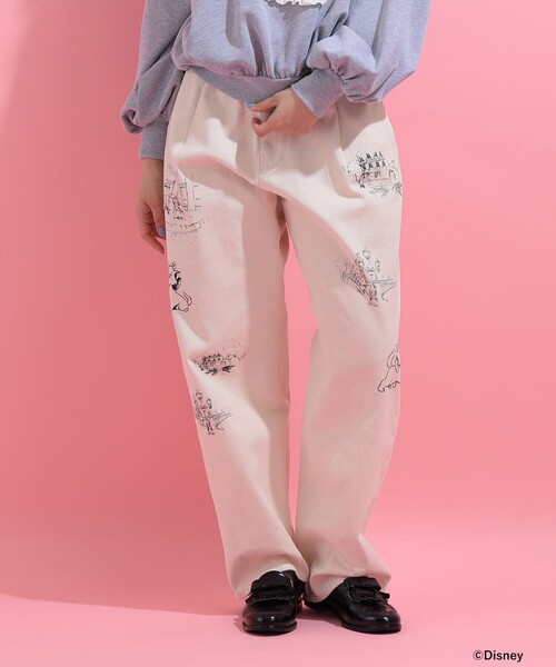 mmts(マミタス)の「おしゃれキャット / チノ パンツ(その他パンツ・レディース・ベージュ/ホワイト・ONE SIZE)」の3枚目の写真