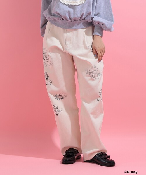 mmts(マミタス)の「おしゃれキャット / チノ パンツ(その他パンツ・レディース・ベージュ/ホワイト・ONE SIZE)」の4枚目の写真