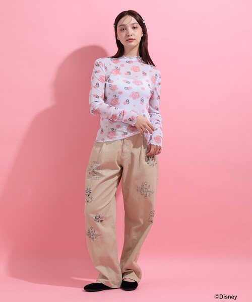 mmts(マミタス)の「おしゃれキャット / チノ パンツ(その他パンツ・レディース・ベージュ/ホワイト・ONE SIZE)」の17枚目の写真