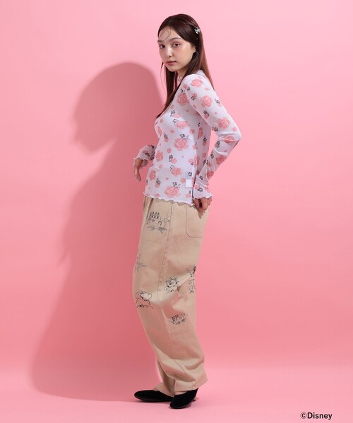 mmts(マミタス)の「おしゃれキャット / チノ パンツ(その他パンツ・レディース・ベージュ/ホワイト・ONE SIZE)」の18枚目の写真