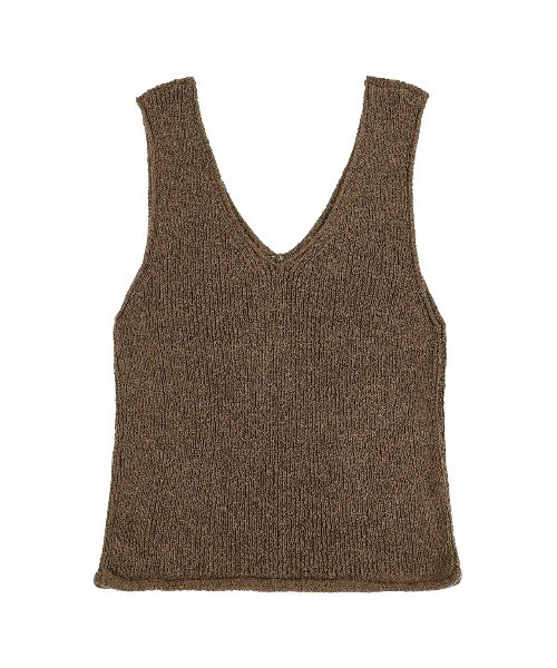 ALEXIA STAM（アリシアスタン）の「V Neck Summer Knit Top/Vネックサマーニット（ニット/セーター・レディース・ホワイト/ブラウン/ピンク・M/S）」の20枚目の写真