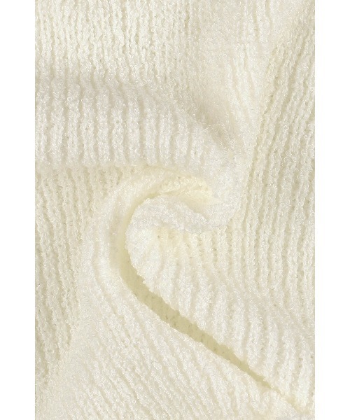 ALEXIA STAM（アリシアスタン）の「V Neck Summer Knit Top/Vネックサマーニット（ニット/セーター・レディース・ホワイト/ブラウン/ピンク・M/S）」の18枚目の写真