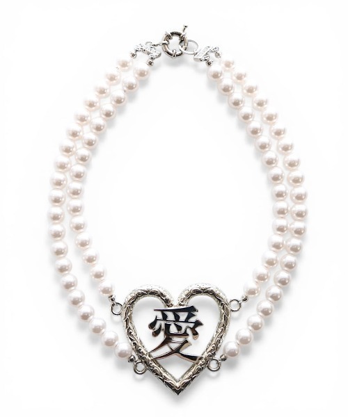 momentel jewelry 愛ネックレス モーメンタルジュエリー s925 MOMENTEL/モーメンタル/Double Pearl 愛 Necklace（ネックレス