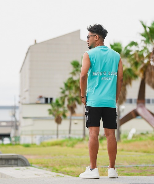 adamsJUGGLER(アダムスジャグラー)の「RTEG S.Cノースリーブ(タンクトップ・メンズ・ターコイズブルー/ピンク/オレンジ・M/L/XL)」の7枚目の写真