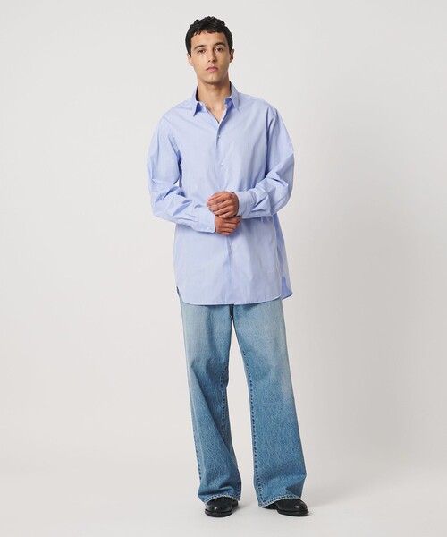 LOEFF(ロエフ)の「<LOEFF>コットン ブロード レギュラーカラー シャツ MENS(シャツ/ブラウス・メンズ・ホワイト/ブラウン系/ライトブルー・2/1)」の11枚目の写真