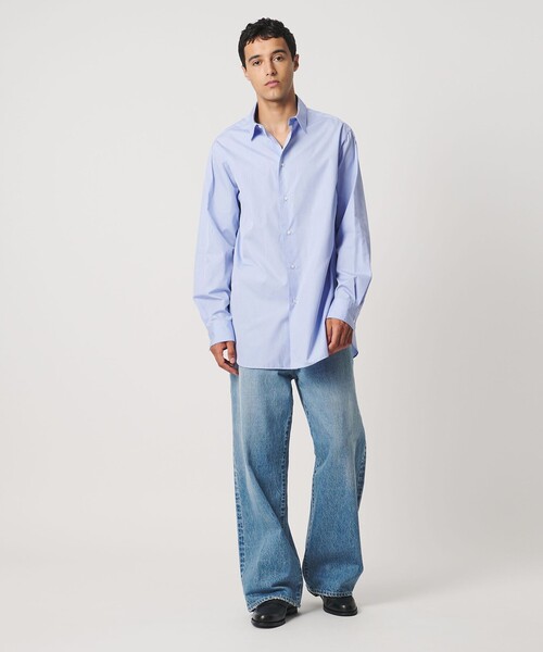 LOEFF(ロエフ)の「<LOEFF>コットン ブロード レギュラーカラー シャツ MENS(シャツ/ブラウス・メンズ・ホワイト/ブラウン系/ライトブルー・2/1)」の12枚目の写真