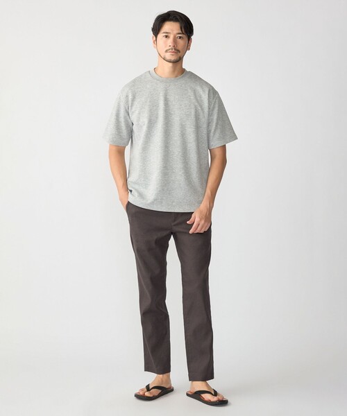 SHIPS(シップス)の「SHIPS: 膨れジャカード ヘリンボーン ショートスリーブ Tシャツ(Tシャツ/カットソー・メンズ・ネイビー/グレー/ホワイト・X-LARGE/LARGE/MEDIUM/SMALL)」の4枚目の写真