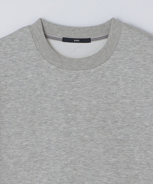 SHIPS(シップス)の「SHIPS: 膨れジャカード ヘリンボーン ショートスリーブ Tシャツ(Tシャツ/カットソー・メンズ・ネイビー/グレー/ホワイト・X-LARGE/LARGE/MEDIUM/SMALL)」の13枚目の写真