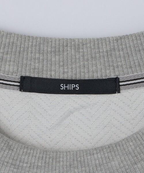 SHIPS(シップス)の「SHIPS: 膨れジャカード ヘリンボーン ショートスリーブ Tシャツ(Tシャツ/カットソー・メンズ・ネイビー/グレー/ホワイト・X-LARGE/LARGE/MEDIUM/SMALL)」の14枚目の写真