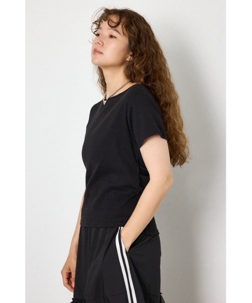 RODEO CROWNS WIDE BOWL(ロデオクラウンズワイドボウル)の「マルチWAYドレープTシャツ(Tシャツ/カットソー・レディース・オフホワイト/ブラック/グリーン系その他/ブラウン・FREE)」の19枚目の写真